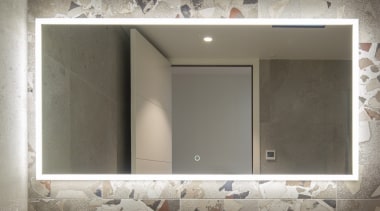 Mirror backlighting provides quality task lighting and includes 