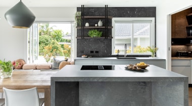 The Miele in-bench induction hob includes an integrated 