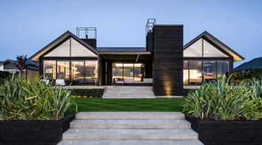 The home enhances and connects with the immediate 