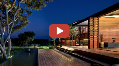 Architect: TA-CHA Design.   Photographer: BeerSingnoi   black, blue