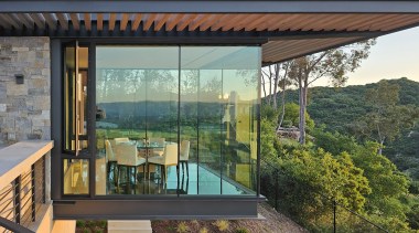 The highlight of the home is its cantilevered 