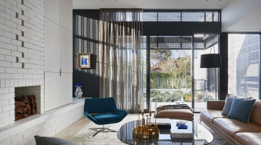 New brickwork provides a nod to the old. 