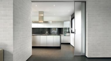 The Tile Depot stocks three colours, including the architecture, floor, flooring, interior design, kitchen, lobby, real estate, tile, wall, gray, white