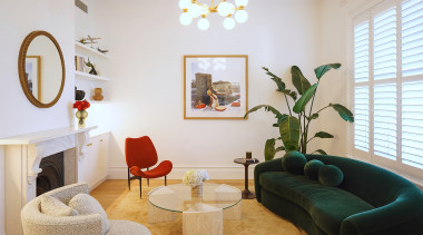 Two (non-functioning) vintage fireplaces were reinstated – for 