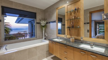 Bathroom Vanities - bathroom | countertop | estate bathroom, countertop, estate, home, interior design, kitchen, property, real estate, room, window, gray, brown