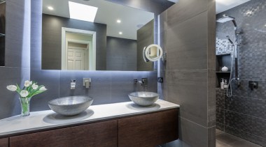 Bathroom Vanities - bathroom | interior design | bathroom, interior design, public toilet, room, sink, gray, black