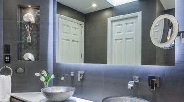 Bathroom Vanities - bathroom | ceiling | countertop bathroom, ceiling, countertop, home, interior design, kitchen, room, sink, gray, black