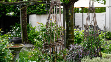 Climbing frames will be hidden by greenery in 