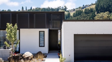 Garage and front entry. - Connection, privacy and 
