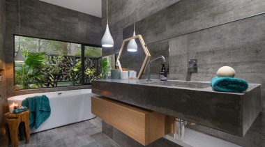 Collins W Collins – Winner – Tida Aus architecture, countertop, house, interior design, real estate, gray, black