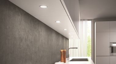 DOMUS LINE Atom 24Vdc SpotlightAtom 24Vdc spotlight - architecture, ceiling, daylighting, floor, interior design, light, light fixture, lighting, wall, gray