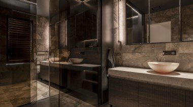 Not a reflection – looking through the central 