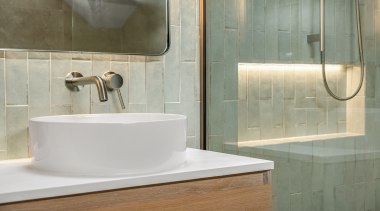 Designer: "I love how the back-lit mirrors and 