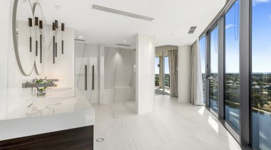 The Perth homeowners wanted a glamorous ensuite with 