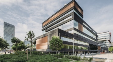 The new exterior. - The greenest office building 