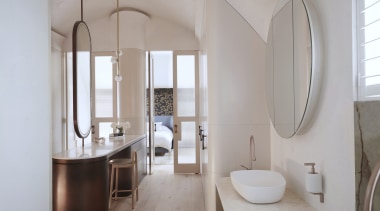 Refined and composed are two words that come 