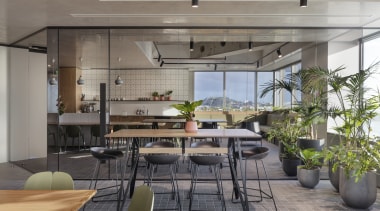 By putting people at the centre of the architecture, building, ceiling, design, floor, flooring, furniture, home, house, houseplant, interior design, loft, office, property, real estate, roof, room, table, gray