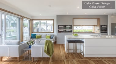 Highly Commended – Celia Visser Design – Tida countertop, floor, home, interior design, kitchen, living room, real estate, gray