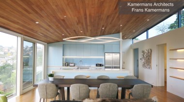 Highly Commended – Kamermans Architects – Tida New architecture, ceiling, daylighting, estate, home, house, interior design, living room, real estate, window, brown, gray