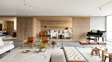 Bedrooms, integrated living rooms, an office and a 