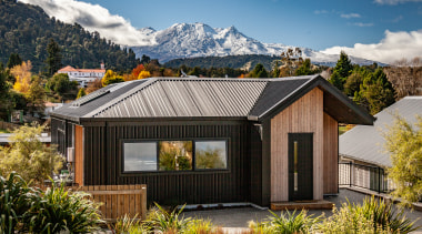 At entry level (the top level) the house 