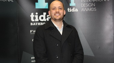 TIDA 2019 New Zealand Bathrooms - IMG 9736 brand, event, facial hair, font, gentleman, suit, white-collar worker, black