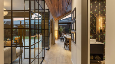 The home has an expansive feel despite its 