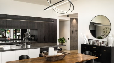 Strong, simple materials feature throughout, including in the 