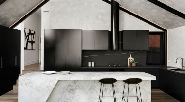 All walls are finished in Venetian Plaster which 