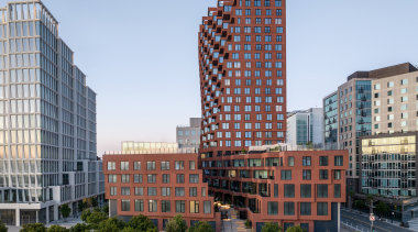 The 23-storey mixed-use building is MVRDV’s first completed 