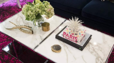 French classic-style residence by Massimo Interiors furniture, table, white, black