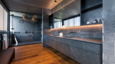Strategically placed LEDs add a sense of lightness 