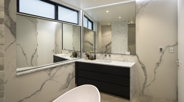 Matter Architects – Highly Commended – Tida NZ bathroom, interior design, real estate, room, gray