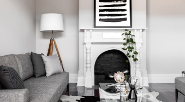 Monochrome living room -  