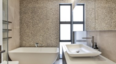 ​​​​​​​There are four bathrooms in this large home, gray