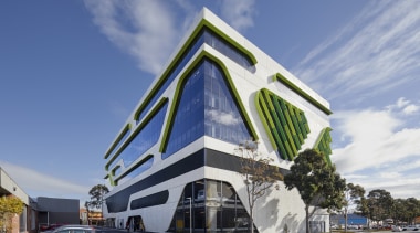 Standing seven-levels tall, the new VicRoads building is architecture, commercial building, facade, VicRoads building, exterior