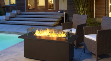 Outdoor Gas Fires - fireplace | furniture | fireplace, furniture, hearth, lighting, patio, table, black