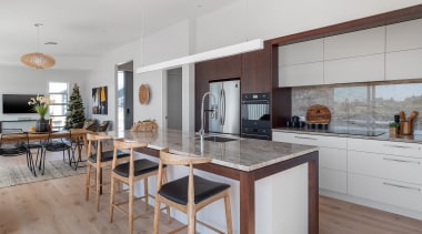 Taking the long view – the open living/dining/kitchen 