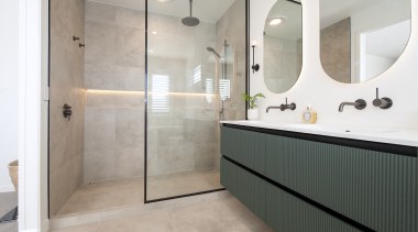 The owner requested a natural, luxurious, and relaxed 