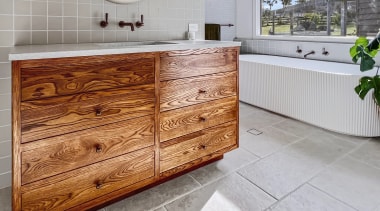 Vanity and character fluted tub. - Respite and 