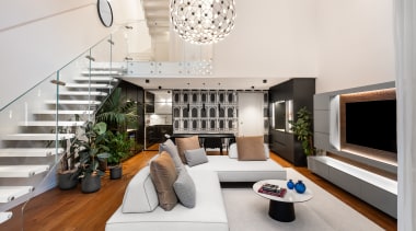Studio Marco Piva treated the staircase as an 