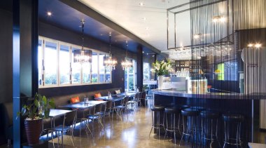 Below Eurodesign was responsible for the fabrication of interior design, lobby, real estate, restaurant, blue, white