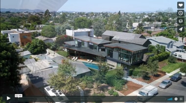 Venice House video – Finne Architects - bird's bird's eye view, city, condominium, estate, home, mansion, mixed use, neighbourhood, property, real estate, residential area, suburb, gray