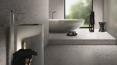 Pietre di Paragone porcelain stoneware tiles in Gré 