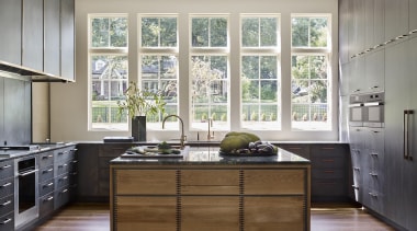 Refined livery – the cabinetry features a surprising 