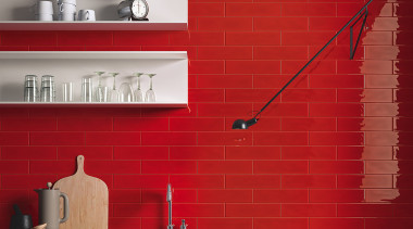 MC Tiles- Slash 05 - angle | floor angle, floor, flooring, interior design, red, shelf, tile, wall, red