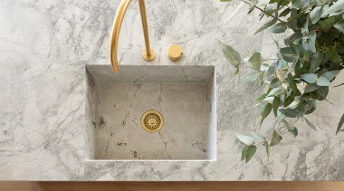 Cast from the same stone – sink, benchtop 