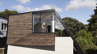 The design of TOA’s Tuarangi House plays with gray