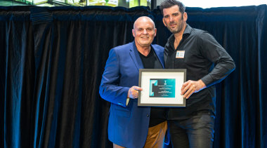 2019 TIDA New Zealand Homes presentation evening award, event, black, blue