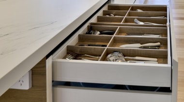 With only two visible drawer fronts, the top 